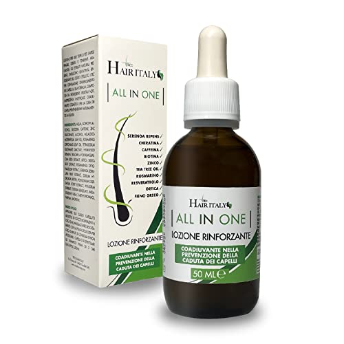Lozione Anticaduta Capelli Uomo E Donna Con Serenoa Repens E Olio Di Rosmarino, Crescita E Trattamento Ricrescita, Siero Per Barba, Fiale, Biotina+Caf