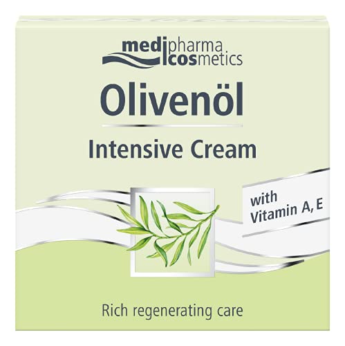 Medipharma Cosmetics Olivenol Intensive Cream - Crema Viso Antirughe Con Retinolo Puro 50 Ml - Trattamento Idratante, Rassodante, Anti Età E Rigeneran