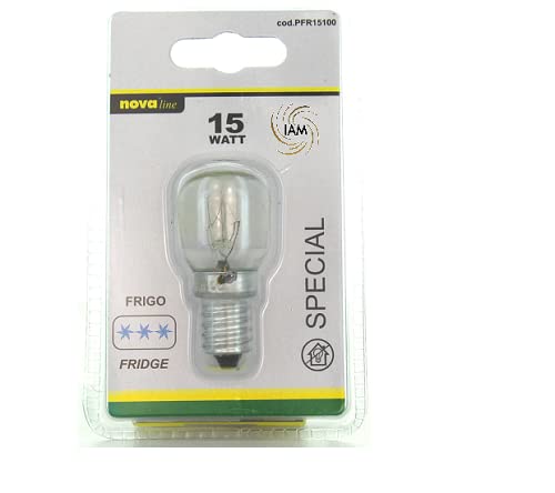 Lampadina Incandescenza 15W E14 Utilizzo Frigo