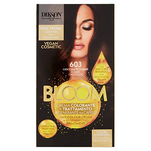 Dikson Muster Dikson Bloom Crema Color 603 Cioccolato Flanbe, Nero, Standard
