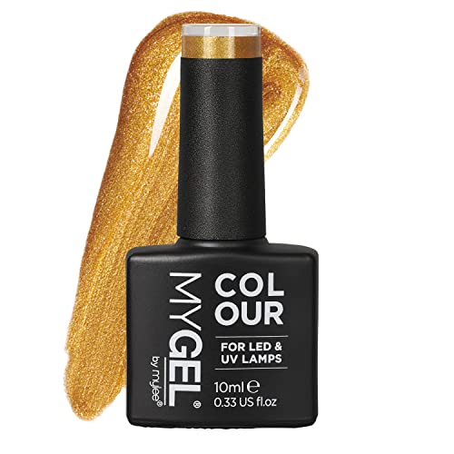 Mygel By Mylee Smalto Gel Semipermanente 10 Ml [Goldy Locks ] Uv/Led Nail Art Manicure Pedicure Per Uso Professionale E Domestico - Lunga Durata E Fac