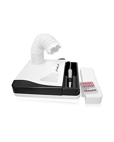 Melcap Nail Machine Macchina Professionale Unghie Aspiratore + Fresa + Luce Led