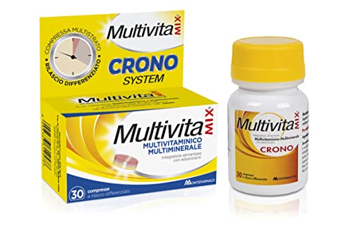 Multivitamix Crono 30 Compresse Senza Zucchero Senza Glutine