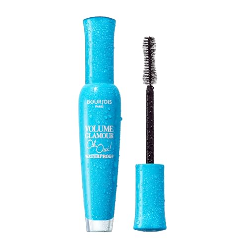 Bourjois Mascara Nero Volumizzante Waterproof Volume Glamour Oh Oui, Formula A Lunga Durata, Resistente All'Acqua, Facile Da Rimuovere, Colore Intenso