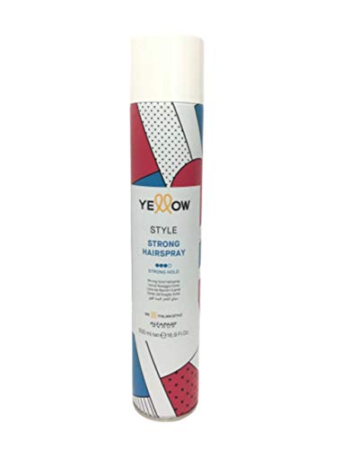 Lacca Fissaggio Forte - Strong Hold Hairspray - 500 Ml - Yellow (Alfaparf Group)