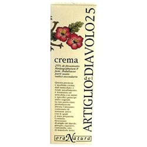 Ora Natura - Crema Artiglio Del Diavolo 25. Analgesica E Anti-Infiammatoria Utile In Tutte Le Forme Di Artrosi, Artrite E Reumatismi. 100 Ml