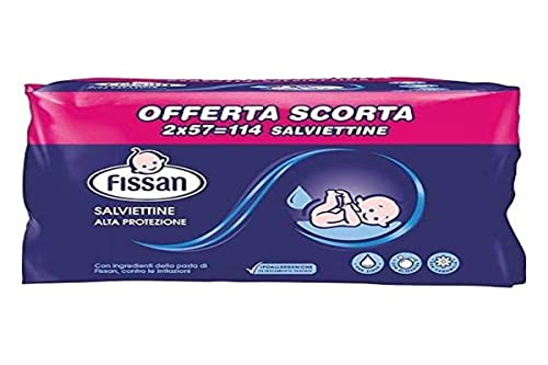 Fissan Salviettine Alta Protezione 2 X 57 Pezzi