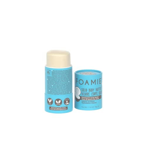 Foamie Crema Corpo Idratante Al Cocco E Burro Di Cacao In Stick Per Un'Idratazione Intensa I Crema Corpo 100% Vegana 0% Plastica 50G