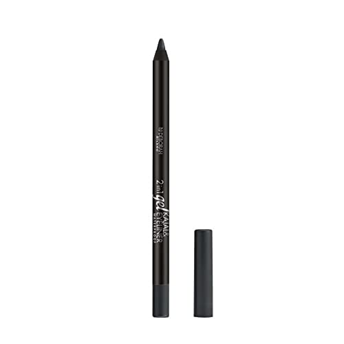 Deborah Milano - Matita Occhi 2 In 1 Kajal E Eyeliner Waterproof, 02 Grey, A Lunga Durata, Tratto Ultra-Pigmentato E Cremoso, Dona Uno Sguardo Intenso