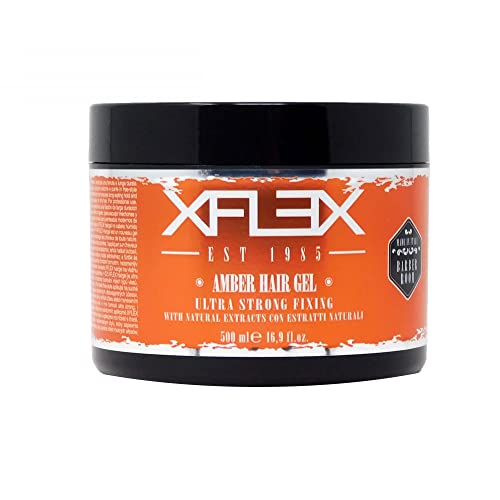 Edelstein - Xflex Amber Hair Gel Capelli Ultra Strong Effetto Lucido Con Estratti Vegetali 500 Ml