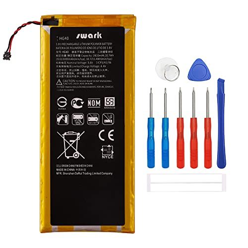 Swark Hg40 Batteria Compatibile Con Motorola Moto G5 Plus Xt1684 Xt1685 Xt1687 Xt1681 Con Strumenti