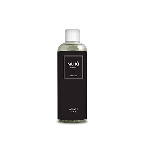 Muha' | Ricarica Per Diffusore, Profumatore Per Ambiente, Fragranza Acqua E Sale, Formato Da 500 Ml