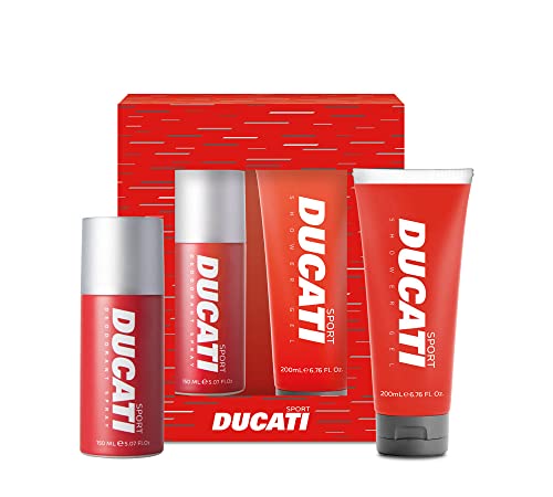 Ducati Sport Cofanetto Regalo Con Deodorante 150 Ml E Shower Gel 200 Ml