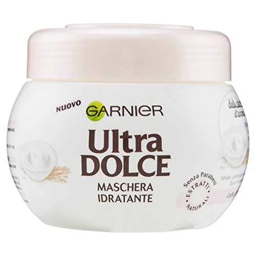Garnier Ultra Dolce Delicatezza D'Avena Maschera Per Capelli Delicati, 300 Ml