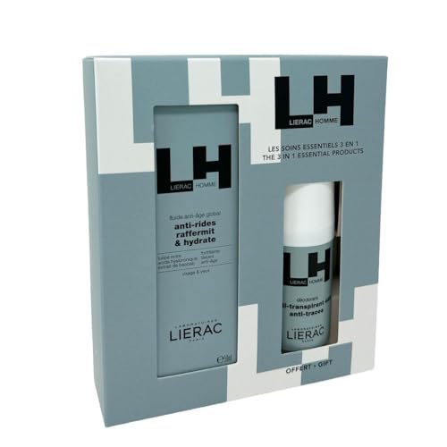 Lierac Homme - Cofanetto Fluido Anti Età + Deodorante Anti-Traspirante 48H