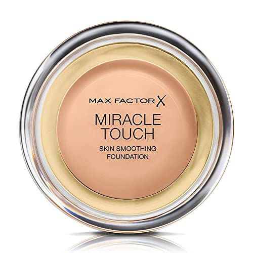 Max Factor Fondotinta Miracle Touch, 045 Warm Almond - 12 Gr