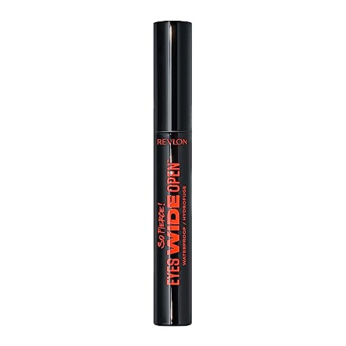 Revlon So Fierce! Eyes Wide Open Mascara Waterproof Con Scovolino Push-Up, Per Ciglia Volumizzate, A Prova Di Sbavature, Tenuta Fino A 24 Ore, 104 Wat
