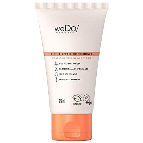 Wedo/Professional Wedo/Professional Rich & Repair Balsamo Contro La Rottura Dei Capelli Per Capelli Forti, Indisciplinati O Molto Danneggiati, 75 Ml,