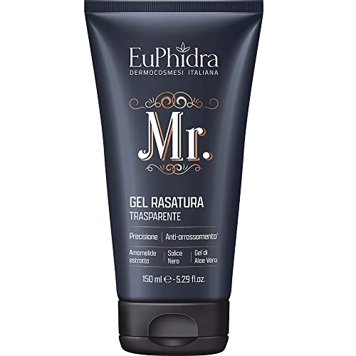 Euphidra Mr. - Gel Rasatura Trasparente Anti Arrossamento, 150Ml