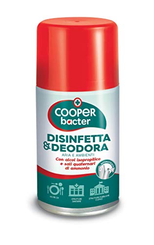 Copyr | Cooperbacter Disinfetta E Deodora Disinfettante Ambienti Automatizzato - Bombola - 250Ml