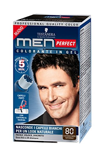 3 X Testanera Men Perfect 80 Castano Nero Naturale Colorante In Gel Uomo
