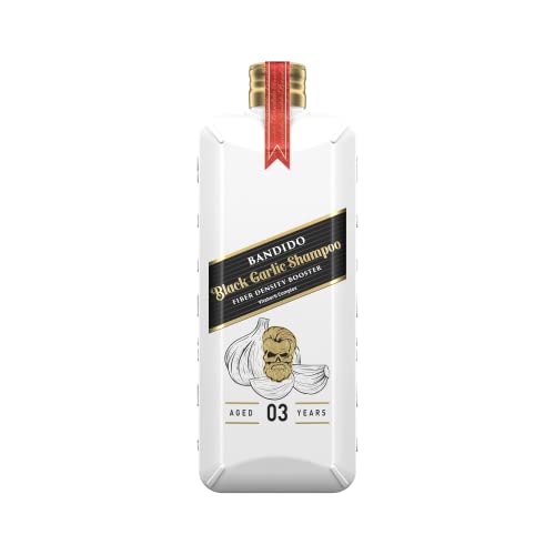 Bandido Men Black Garlic Shampoo 350 Ml | Estratto Di Aglio Nero Per Rafforzare I Capelli | Shampoo Per La Cura Dei Capelli Da Uomo - Pettinare I Cape
