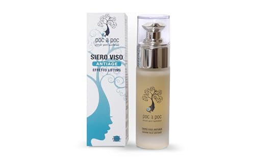 Poc A Poc Siero Viso Antiage Con Acido Jaluronico Made In Italy, Effetto Antirughe Con Collagene E Cellule Staminali Di Peperoncino, Peptide Azione Te
