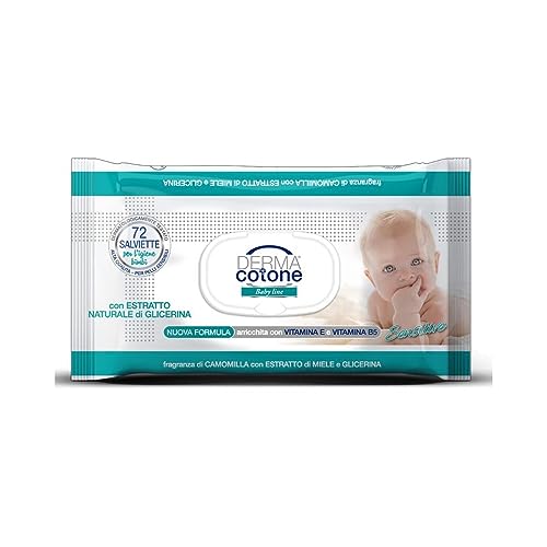 Dermacotone Salviettine Baby Camomilla 72 Pezzi