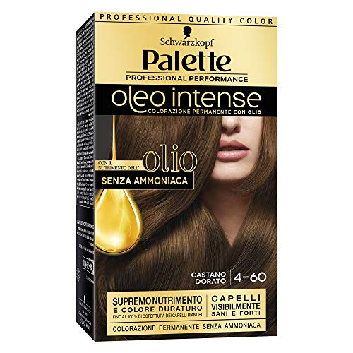 Schwarzkopf, Palette Oleo Intense, Colorazione Permanente Con Olio, Tinta Per Capelli, Crema Colorante Senza Ammoniaca, Copertura Dei Capelli Bianchi,