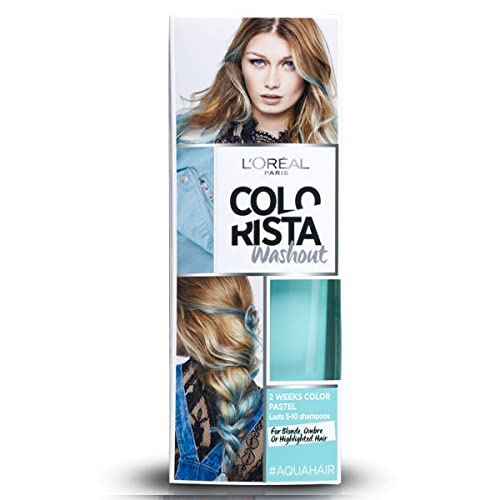 L'Oréal Paris Colorista Washout Pastel Colorazione Capelli Temporanea, Blu