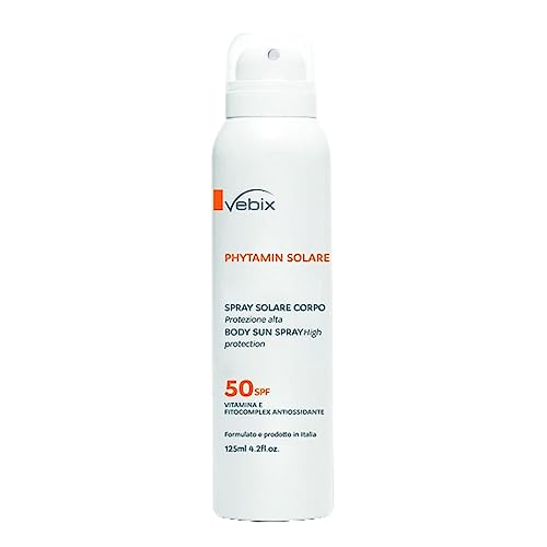 Vebix Phytamin Solare - Spray Solare Corpo Spf50, 125Ml