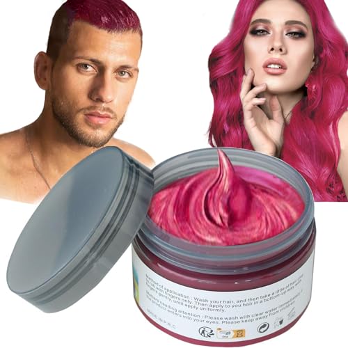 Hair Colour Cera, Acconciatura Opaca Naturale Per La Festa.Cosplay, Halloween (Rosso)