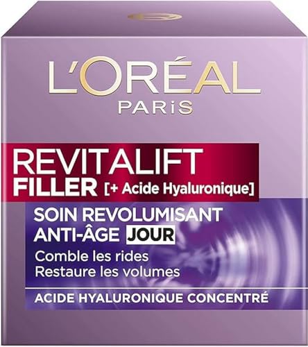 L' Oréal Paris Revitalift Filler Cura Anti Age Giorno Revolumisant Graduale All' Acido Ialuronico 50 Ml