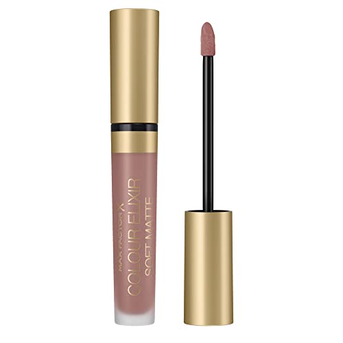 Max Factor Colour Elixir Soft Matte, Rossetto Matte Lunga Durata Idratante, 05 Sand Cloud