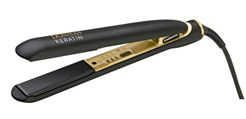 Gammapiu’ Piastra Capelli Professionale Donna+Keratin, 100% Made In Italy, Ferro, Trattamento Cheratina, Ceramica Con Polvere Di Diamante, Effetto Lis