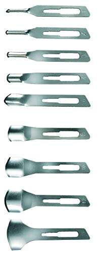 Lama Sgorbia N° 10 Acciaio Kiepe Professional Manicure Pedicure -20Pz.-