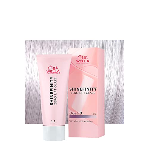 Wella Shinefinity Silver Pearl 08/98 Biondo Chiaro Cendrè Pearl 60Ml - Colorazione Demipermanente