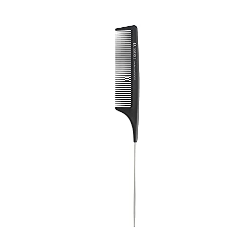 T4B Lussoni Pin Tail Comb - Pettine Antistatico E Infrangibile, In Carbonio, Con Denti Sottili E Denti (300)