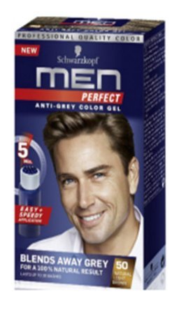 3 X Testanera Men Perfect 50 Castano Chiaro Naturale Colorante In Gel Uomo