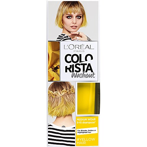 L'Oréal Paris Colorista Washout Pastel Colorazione Capelli Temporanea, Giallo (Yellow)