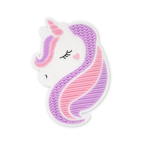 Legami - Tappetino Pulisci Pennelli Da Trucco - Brush It Off! - Pad Per Pulire Pennello Dal Make-Up, Tampone In Silicone Per Cosmetici Con Ventosa, Te