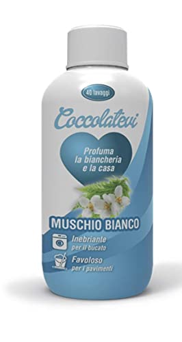 Coccolatevi Additivo Profumato Bucato Muschio Bianco 40Lavaggi, 250Ml