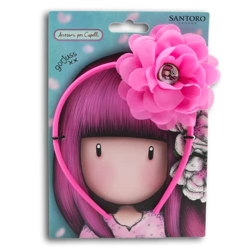 Santoro Gorjuss Cerchietto Bambina, Cerchiello Bambina, Collezione Cherry Blossom, Colore Rosa