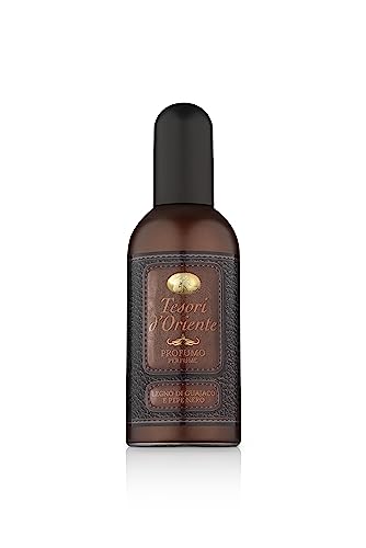 Tesori D'Oriente - Profumo Aromatico Uomo Legno Di Guajaco, Fragranza Intensa E Virile, 100 Ml