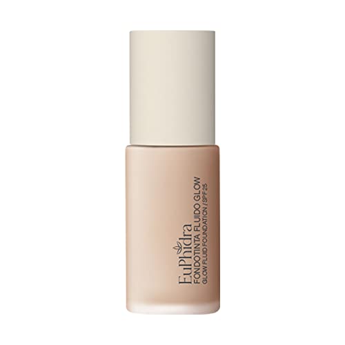 Euphidra Fondotinta Fluido Glow Con Protezione Solare Spf25 Colore Fg03, 30Ml