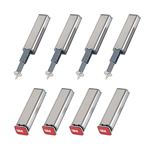 Buxiugk 8Pcs Push Pull Per Ante Adesive Damper Buffer Push To Open Sistema Chiusura Magnetica Pressione Chiusura Per Aprire/Chiudere La Porta Per Cass