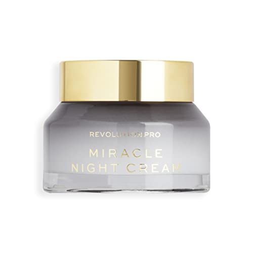 Revolution Pro Miracle Night Cream, Pelle Più Liscia, Più Tonica E Più Giovane, Ripristina La Pelle Durante La Notte, 50Ml