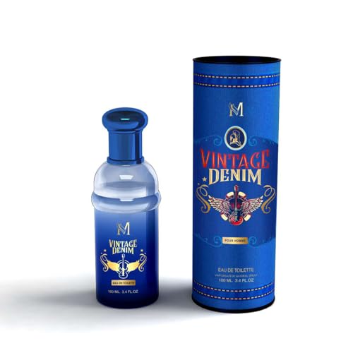 Montage-Eau De Toilette Profumo Uomo Vintage Denim For Men Flacone Da 100Ml