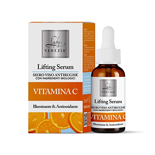 Siero Viso Antirughe Vitamina C Con Ingredienti Biologici - 30 Ml