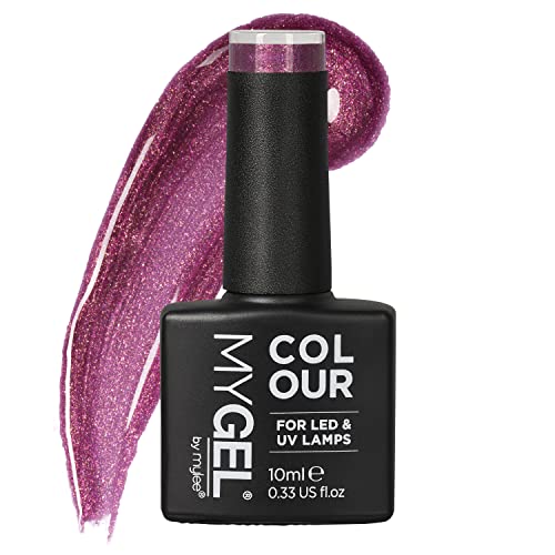 Mygel By Mylee Smalto Gel Semipermanente 10 Ml [Shooting Stars ] Uv/Led Nail Art Manicure Pedicure Per Uso Professionale E Domestico - Lunga Durata E 